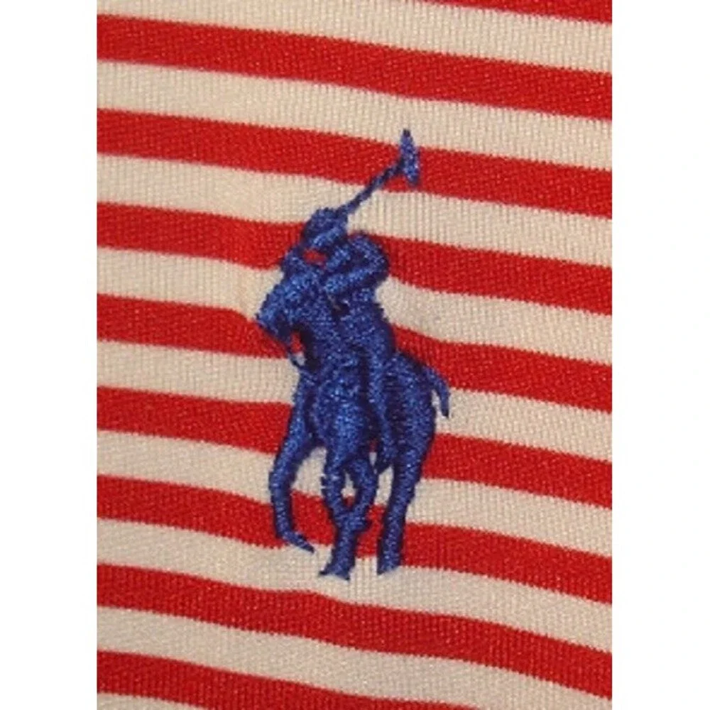 Ralph Lauren Golf Polo Red White Lightweight Pull Over Shirt Mens SIZE XXL